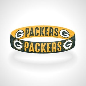 Reversible Green Bay Packers Wristband Bracelet